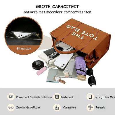 Fudus | Tote Bag Stilvolles Design Handtasche Mit Kurzem Und Langem Henkel