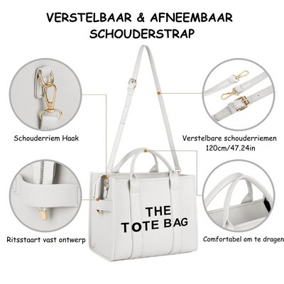 Fudus | Tote Bag Stilvolles Design Handtasche Mit Kurzem Und Langem Henkel