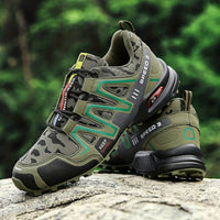 TrackMate | Unisex Wanderstiefel Wasserdicht Outdoor Robust Trekking in Grün