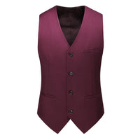 Traditionelle Satinweste mit Krawatte und Einstecktuch für Damen elegant und vielseitig in Bordeaux
