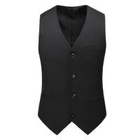 Traditionelle Satinweste mit Krawatte und Einstecktuch für Damen elegant und vielseitig in Schwarz