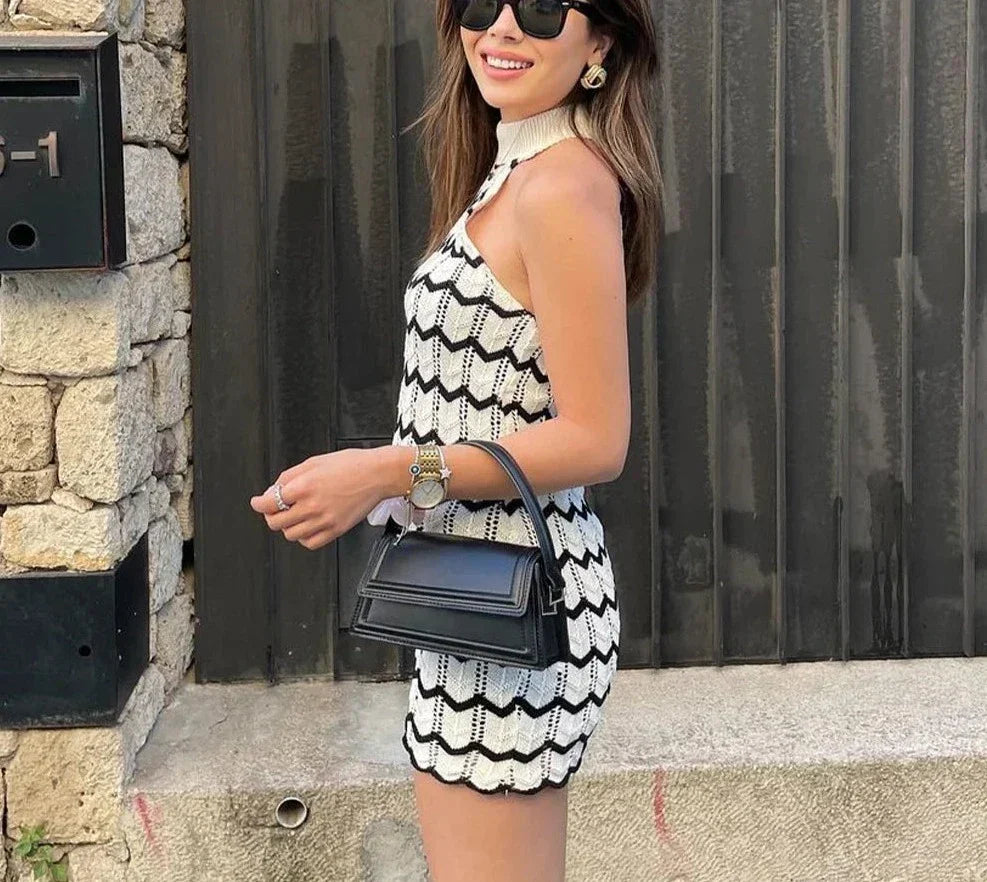 Fudus | Lässiges Gestricktes Minikleid