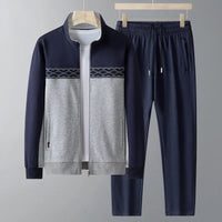 Herren Trainingsanzug mit Tunnelzug und Taschen in Marineblau