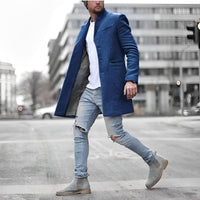 LONZZO – Der elegante und einzigartige Mantel in Blau