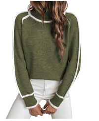 Johanna | Kuscheliger Rollkragen Pullover in Dunkelgrün