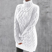 Cristyane| Eleganter Langer pullover für Damen in Weiß