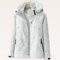 Ingrid | Damen Sommerjacke Wasserdicht Leicht Modern Outdoor Aktiv in Weiße