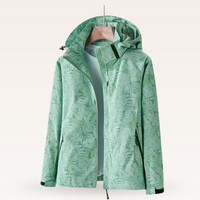 Ingrid | Damen Sommerjacke Wasserdicht Leicht Modern Outdoor Aktiv in Grün
