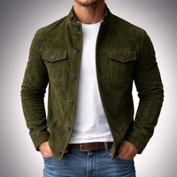 Milo | Hemdjacke mit weichem Griff in Grün