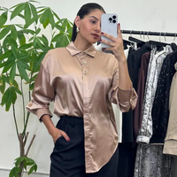 Sabrina | Damen-Seidenbluse | Schick in Champagner