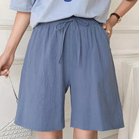 Greta | Weite Leinenhose in Grau