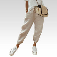 Agatha | Casual & Elegante Hose in Beige
