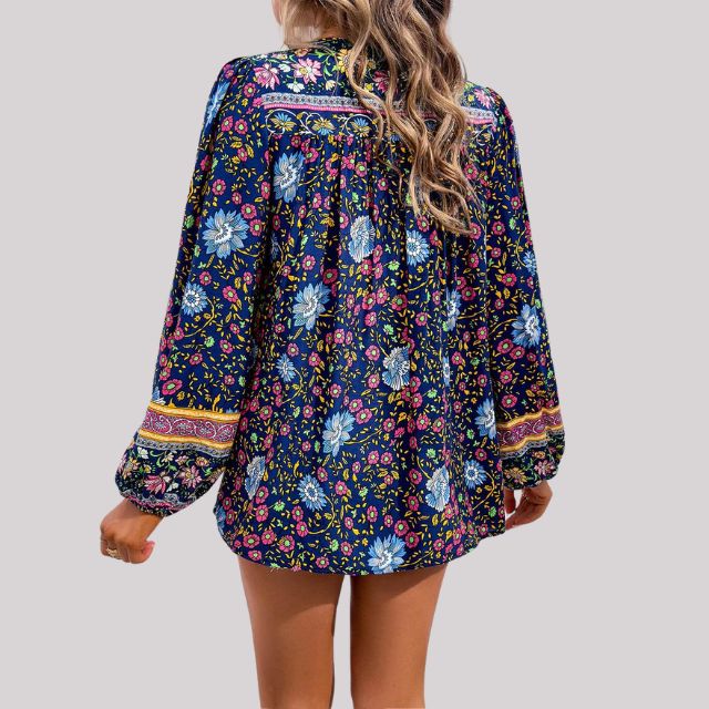 Brusinski® | Boho Paisley Bluse für Frauen