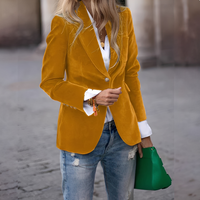 Lyliane - Bequeme Damenjacke mit Knöpfen in Gelb