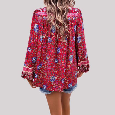 Brusinski® | Boho Paisley Bluse für Frauen
