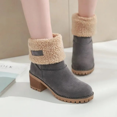 Bequeme Winter Knöchelstiefel mit Wollfutter für Damen | Ideal für das tägliche Tragen