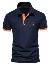 Orange-Marineblau