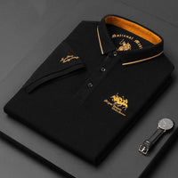 ERNESTO | POLO DE LUXE FÜR HERREN in Schwarz