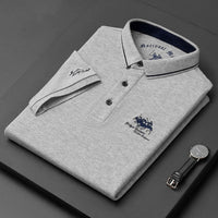 ERNESTO | POLO DE LUXE FÜR HERREN in Grau