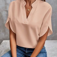 Vivi | Elegante Leichte Bluse für Damen in Aprikose