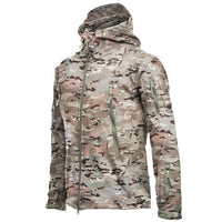 Winterjacke für Männer - FRITZ in Grün getarnt