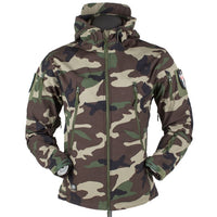Winterjacke für Männer - FRITZ in Braun camoufliert