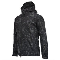 Winterjacke für Männer - FRITZ in Camouflage schwarz