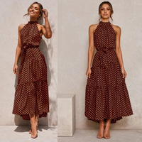 Violette Kleid | Sommer und modern in Braun