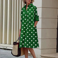 Maris – Lässiges Kleid mit Taschen in Grün