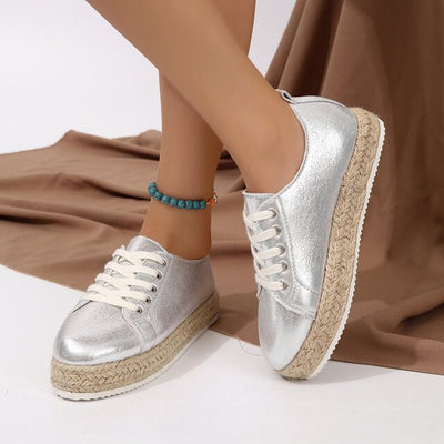 Mirnay | Auffälliger Silberner Sneaker