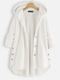 GLEN - Fleecejacke für Gemütlichkeit und Stil in Weiß