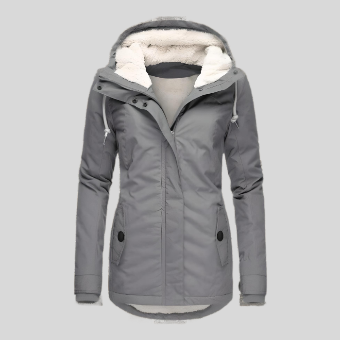 Christin | Wasserdichte Lange Kapuze jacke