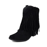 Western Cowboy Stiefeletten für Damen mit Komfort und Stil in Schwarz
