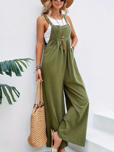 Ärmelloser Boho Jumpsuit für Damen