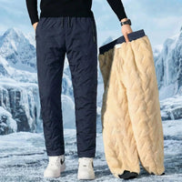SnowProof Guard™ Thermohose mit Ultra-Weichem Fleecefutter und Wasserdichtem Außenmaterial in Marineblau