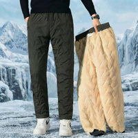 SnowProof Guard™ Thermohose mit Ultra-Weichem Fleecefutter und Wasserdichtem Außenmaterial in Olivgrün