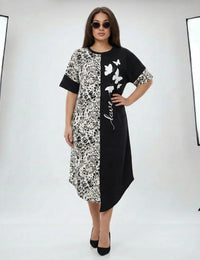 Weißer Animal-Print