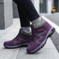 Unisex UrbanFrost™ Stiefel mit Gepolstertem Futter und Profilsohle in Lila