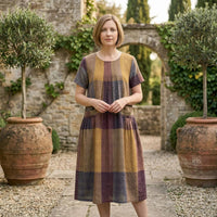 Antonella™ Fließendes Kleid im Barockstil / Eleganter Komfort für jeden Anlass in Khaki