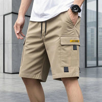 Brooklyn™ Cargo-Shorts mit Verstellbarem Kordelzug und Modernem Look in Beige