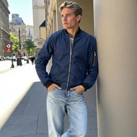 Dallas™ Bomberjacke im Urban Style in Dunkelblau