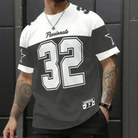 Endzone™-T-Shirt aus Premium-Jersey im Streetwear-Stil in Grau