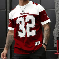 Endzone™-T-Shirt aus Premium-Jersey im Streetwear-Stil in Rot