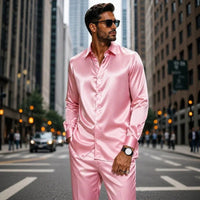 Signature™ Set mit seidig weichem, edlem Satin Gefühl in Rosa