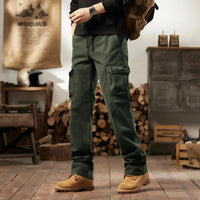OffStreet™ Cargohose mit Street Look und Utility Taschen in Armeegrün