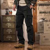Northven™ Cargo-Hose im taktischen Look mit praktischen Taschen in Schwarz