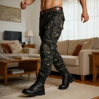Mirage™ Wasserdichte Tactical-Hose mit verstärkten Knieschonern in Dunkles Camouflage-Grün