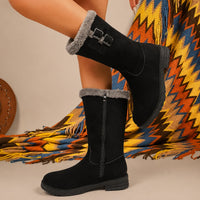 Genevieve™ Stiefel mit Gepolstertem Innenfutter und Mittelhohem Schaft in Schwarz