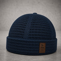 Bristol™ Strickmütze aus Atmungsaktivem Gewebe mit Verstellbarer Passform in Marineblau