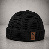 Bristol™ Strickmütze aus Atmungsaktivem Gewebe mit Verstellbarer Passform in Schwarz